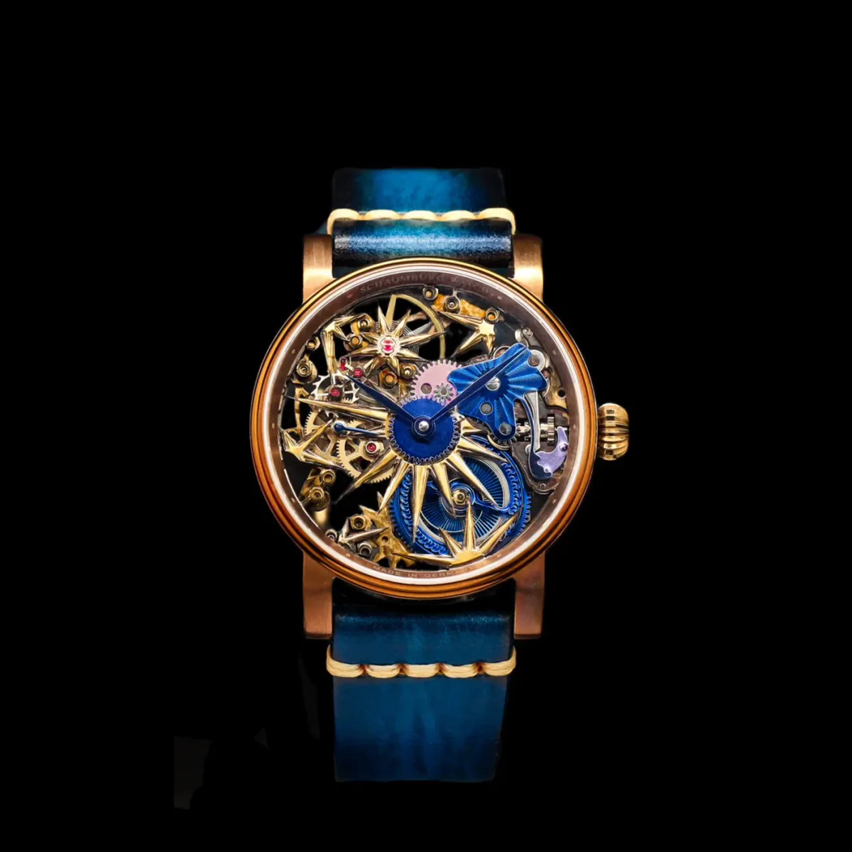Schaumburg Watch Vintage handmade in Frontansicht