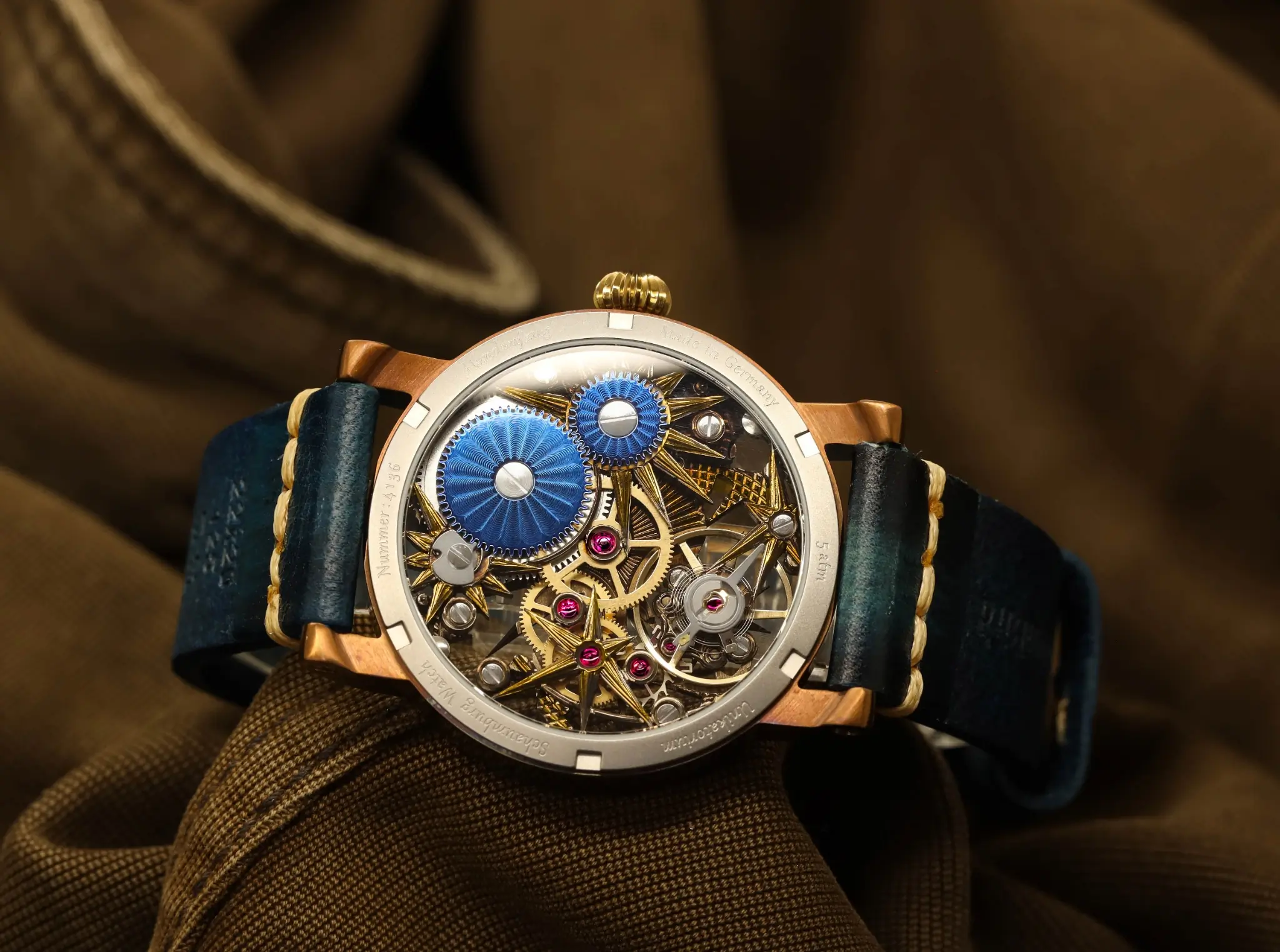 Rückseite der Vintage handmade