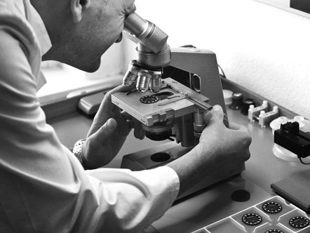 Qualitätskontrolle eines mechanischen Uhrwerks