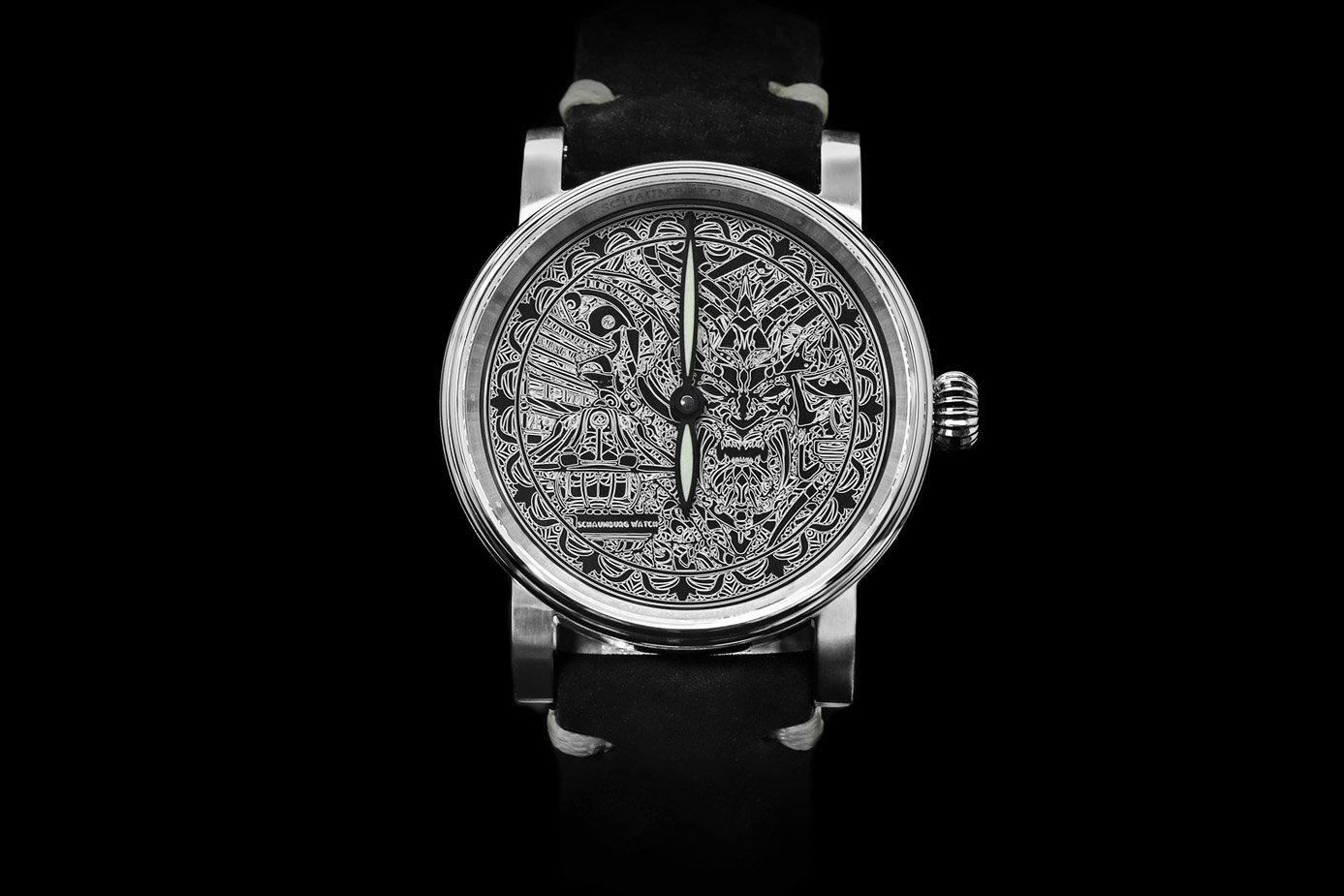 Schaumburg Watch Spirit of Samurai II in gerader Frontansicht